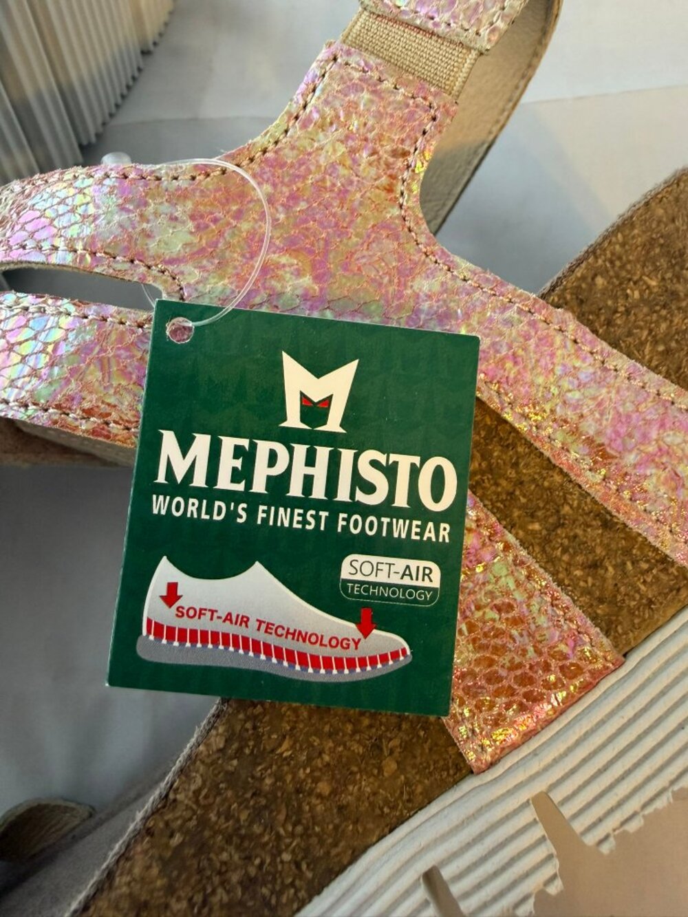Mephisto  Women's Emelia Sandal - Rosewood Leather  Women Sizes    NIB - Picture 7 of 9